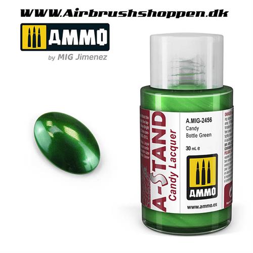 A.MIG 2456 Candy Bottle Green   A-Stand paint 30 ml